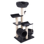 Arbre à chat pénélope gris foncé + support de fixation Arbre à chat pénélope gris foncé + support de fixation