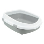 Bac  litire gris / blanc trixie primo xxl - pour chat