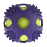 Balle de tennis en caoutchouc 2 en 1 - 2 balles de 10 cm de diamètre Balle de tennis en caoutchouc 2 en 1 - 2 balles de 10 cm de diamètre