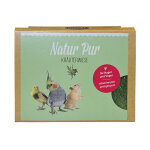 Barquette d'herbe verte pour oiseaux mucki avec support - vitamines pour oiseau Barquette d'herbe verte pour oiseaux mucki avec support - vitamines pour oiseau