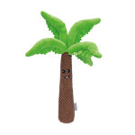 Beeztees jouet en peluche palmier marron / vert 30cm chien