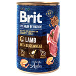 Brit premium by nature 12 x 400 g - agneau, sarrasin