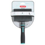 Brosse à slicker rétractable zolux anah taille l?: l 10, 8 x l 5 x h 21?cm pour chien Brosse à slicker rétractable zolux anah taille l?: l 10, 8 x l 5 x h 21?cm pour chien