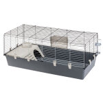 Cage ferplast rabbit 120 pour lapin et cochon d'inde - l118 x l58, 5 x h51, 5 cm - bac gris clair Cage ferplast rabbit 120 pour lapin et cochon d'inde - l118 x l58, 5 x h51, 5 cm - bac gris clair