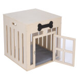 Cage d?int�rieur pour chien borl�nge de modern living l 58, 5 x l 58, 5 x h 64 cm