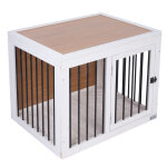 Cage d?intrieur pour chien malm de modern living m : 80 x 60 x 62, 8 cm