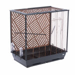 Cage modern living industrial pour oiseau 81 x 48 x 84 / 102 cm Cage modern living industrial pour oiseau 81 x 48 x 84 / 102 cm