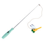 Canne  pche tiaki avec libellule et pointeur led pour chat