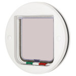 Cat mate 210 chatière blanche chatière pour fenêtre et porte vitrée - chatière pour chat Cat mate 210 chatière blanche chatière pour fenêtre et porte vitrée - chatière pour chat