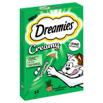 Catisfactions creamy snacks pour chat - herbe  chat (44 x 10 g)