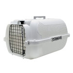 Catit white tiger voyageur cage de transport pour chat - blanc - l48xl32xh28cm Catit white tiger voyageur cage de transport pour chat - blanc - l48xl32xh28cm