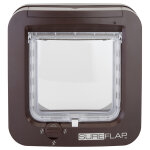 Chatière sureflap à puce électronique, marron - pour chat Chatière sureflap à puce électronique, marron - pour chat
