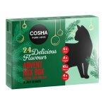 Coffret de l'avent cosma pour chat - 1 coffret contenant 24 aliments humides cosma (1710 g)