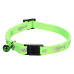 Collier flamingo ziggi vert fluo - pour chat