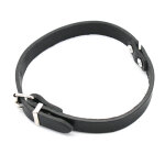 Collier heim genieted soft, noir taille 32:24 - 29cm tour de cou, 12mm de large chien