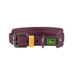 Collier hunter havanna, violet taille s - m : 32 - 40cm tour de cou chien