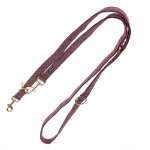 Harnais nomad tales calma, bordeaux pour chien - laisse assortie : l 200 cm, l 20 mm