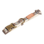 Collier taiga zolux, marron taille s : tour de cou 25  40 cm, largeur 15 mm pour chien