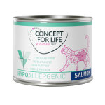 Concept for life veterinary diet hypoallergenic saumon pour chat - 12 x 185 g
