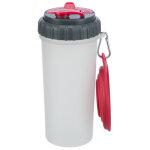 Conteneur  croquettes / eau trixie pour chien et chat - 2 x 350 ml, h 23 cm x 11 cm de diamtre