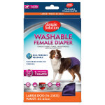 Couche lavable simple solution pour chien - taille l, 1 couche Couche lavable simple solution pour chien - taille l, 1 couche