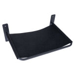 Couchette murale boston modern living noire pour chat