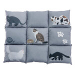 Coussin medley l 55 x l 45 x h 6 cm - pour chat Coussin medley l 55 x l 45 x h 6 cm - pour chat