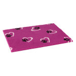 Couverture vetbed magenta pour chien - taille m : l 100 x l 75 cm