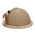 Demi - balle  gratter vivi en bois designed by lotte 34, 5x18, 5 cm chat