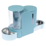 Distributeur d'eau et de nourriture tiaki, bleu clair pour chien et chat - jusqu'à 1, 3 kg de croquettes ... Distributeur d'eau et de nourriture tiaki, bleu clair pour chien et chat - jusqu'à 1, 3 kg de croquettes ...