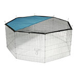 Enclos kerbl octogonal en m�tal pour rongeur et lapin enclos uniquement l 57 x l 56 cm