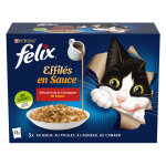 Felix effils en sauce 12 x 85 g pour chat - slection de la campagne en sauce