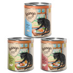Feringa recettes sélectionnées 6 x 800 g pour chat - lot mixte : agneau, b?uf, saumon Feringa recettes sélectionnées 6 x 800 g pour chat - lot mixte : agneau, b?uf, saumon