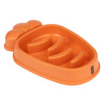 Gamelle anti - glouton tiaki carotte pour chien et chat - 400 ml
