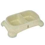 Gamelle double tiaki 2 x 650 ml pour chien et chat