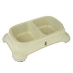 Gamelle double tiaki 2 x 950 ml pour chien et chat