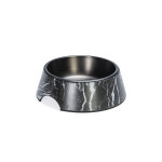 Gamelle en mlamine designed by lotte meis, noir pour chien et chat - capacit : 2 x 700 ml, 22 cm de ...
