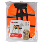Gilet de sauvetage flamingo, orange pour chien taille m : longueur du dos 35 cm environ Gilet de sauvetage flamingo, orange pour chien taille m : longueur du dos 35 cm environ