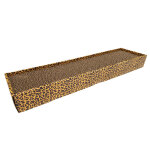 Griffoir croci home decor leopard pour chat ? - l 48 x l 12, 5 x h 5 cm Griffoir croci home decor leopard pour chat ? - l 48 x l 12, 5 x h 5 cm