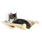 Hamac trixie en peluche à fixation murale l 41 x l 42 x h 15 cm (beige) - pour chat Hamac trixie en peluche à fixation murale l 41 x l 42 x h 15 cm (beige) - pour chat