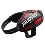 Harnais julius - k9 idc® power, rouge pour chien - taille 2xs : tour de poitrail 33 - 45 cm Harnais julius - k9 idc® power, rouge pour chien - taille 2xs : tour de poitrail 33 - 45 cm