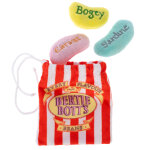 Harry potter set de jouets pour chats bertie botts set de 3 haricots, sac en tissu inclus