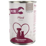 Herrmann's pure viande / pure viande bio 6 x 400 g pour chien et chat - cheval