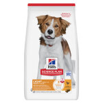7, 5kg adult 1 - 6 light medium poulet science plan hill's croquettes pour chien