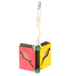 Iaki jouet � d�chiqueter hanging book env. 18x41cm oiseau