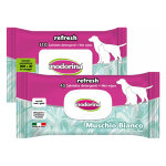 Inodorina pots de musc blanc pour chiens et chats 40 pcs