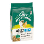 James wellbeloved adult hypoallergenic, poisson pour chat - 3 x 4 kg