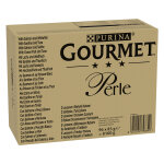 Jumbopack gourmet perle 96 x 85 g pour chat - saumon & poisson blanc, sardine & thon, saumon & lieu, ... Jumbopack gourmet perle 96 x 85 g pour chat - saumon & poisson blanc, sardine & thon, saumon & lieu, ...