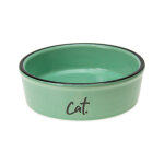 Karlie gamelle pour chats, cramique, vert 200ml 12cm