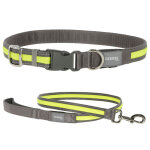 Kerbl pet light & reflex set collier et laisse lumineux gr. s / m + laisse 120 cm chien